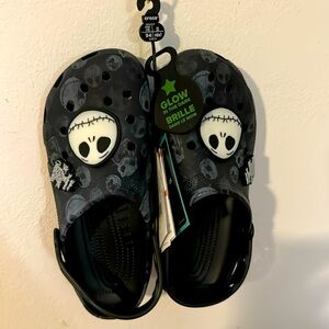 nightmare before Christmas Crocs NWT